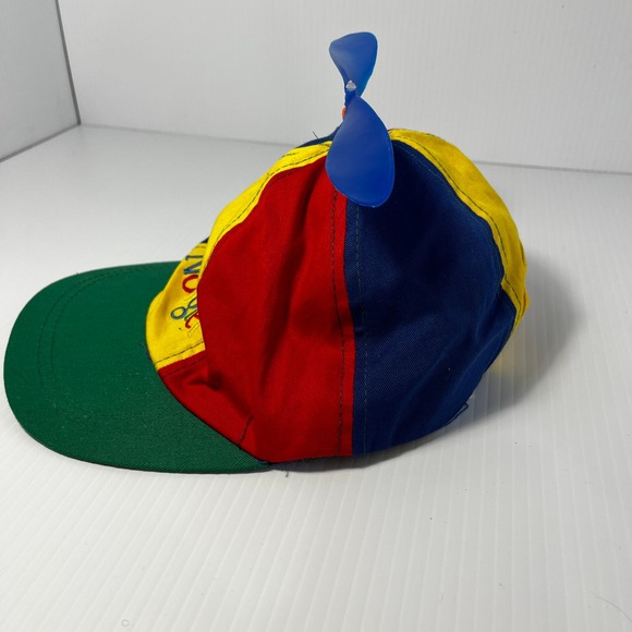Google Noogler Propeller Hat Multicolor Baseball Cap Fun Novelty - Picture 2 of 7
